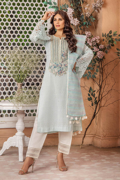 F-174 - Readyade Cotton Chiken Khuda Ameer Outfit - Memsaab Online