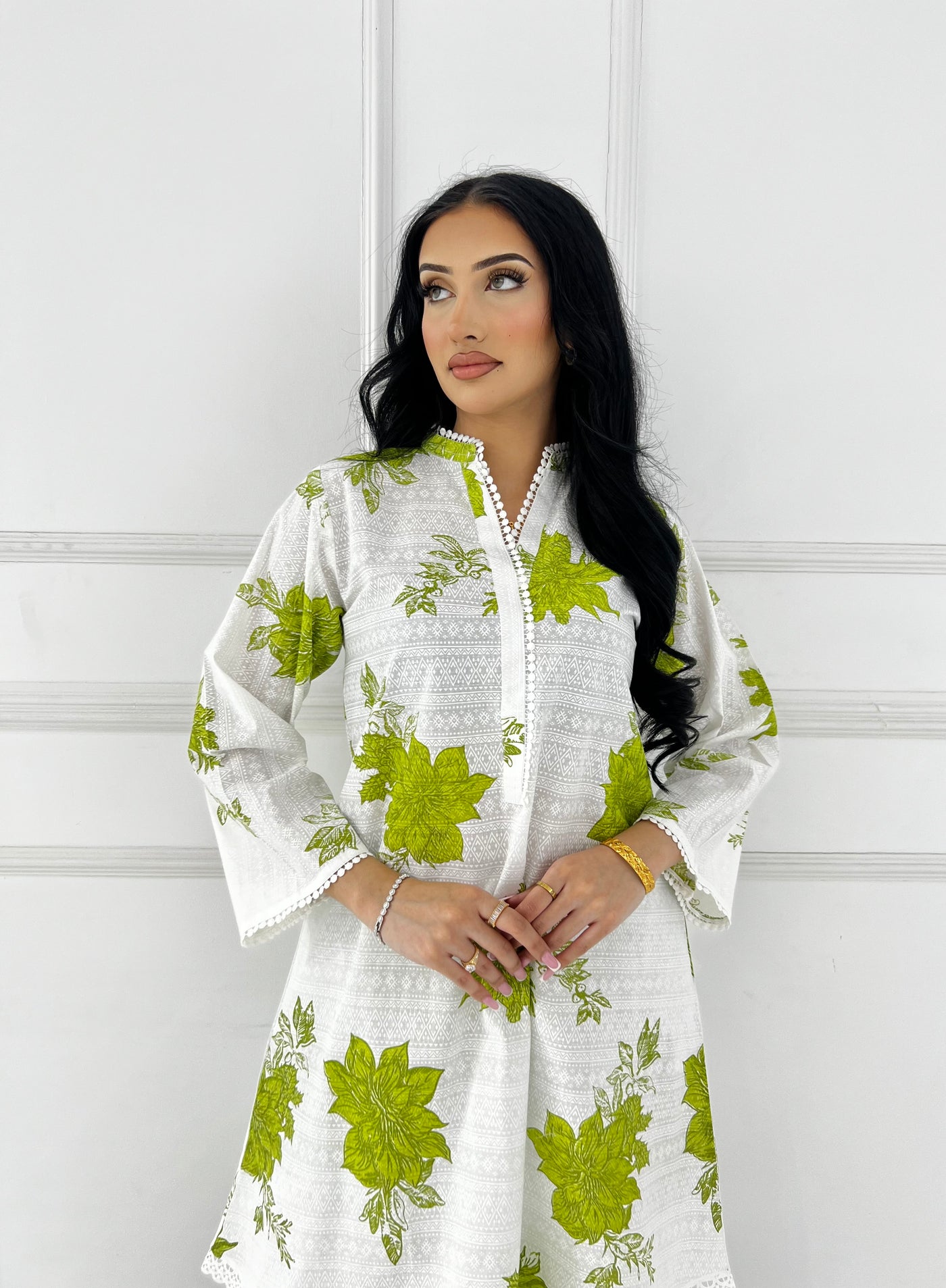 RBY-102 - RABIYA - Cotton 2 Piecce Co-ord Farshi - Memsaab Online