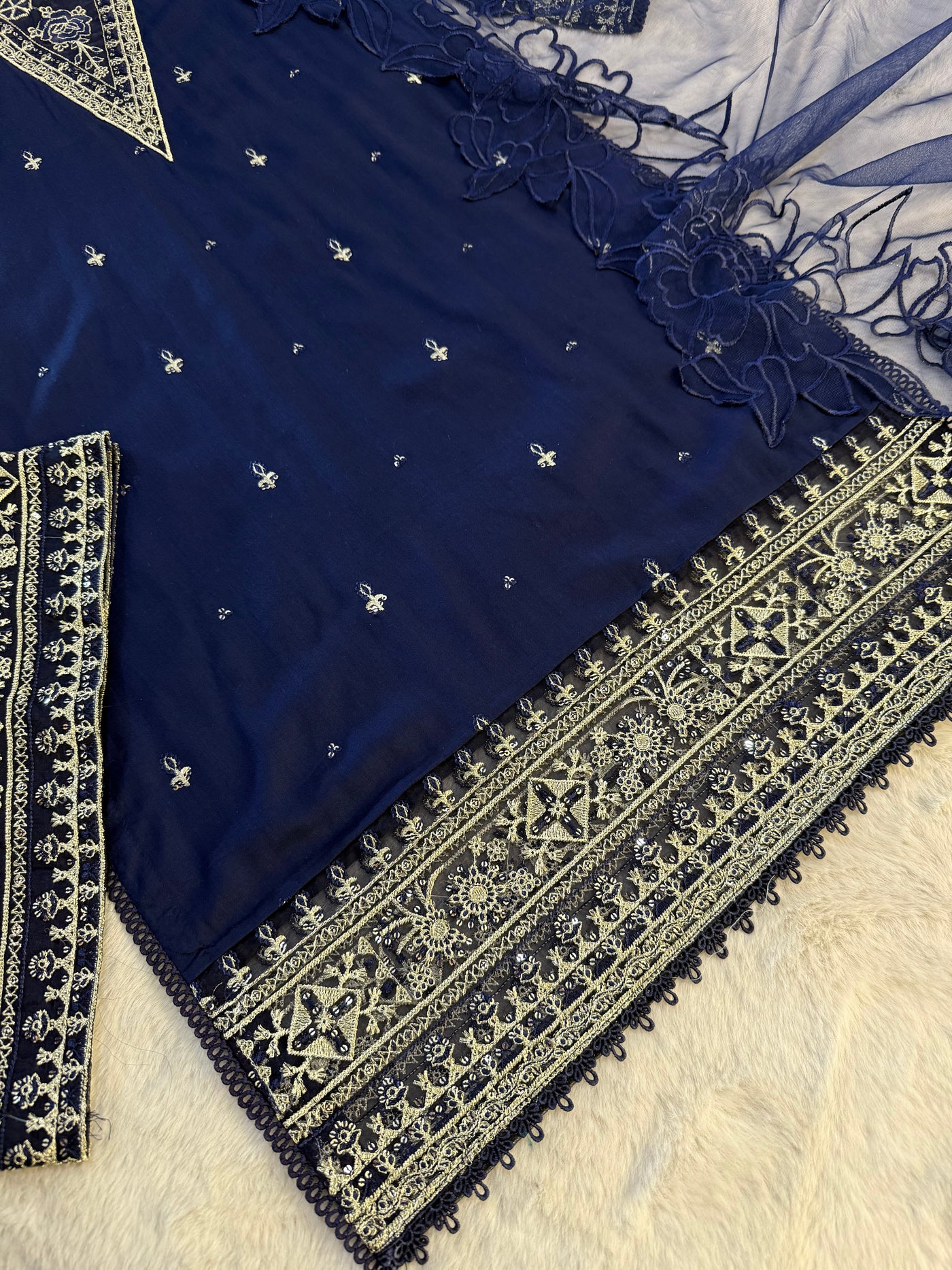 ATR-1167- Readymade Sehrish B Lux Cotton - Memsaab Online