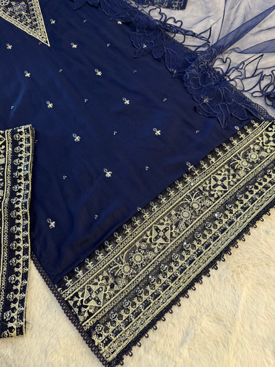 ATR-1167- Readymade Sehrish B Lux Cotton - Memsaab Online