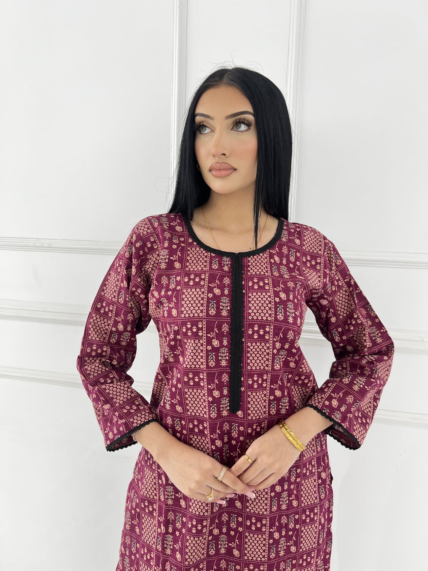 SLMN-28 Readymade Khaddar Co-ord - Memsaab Online