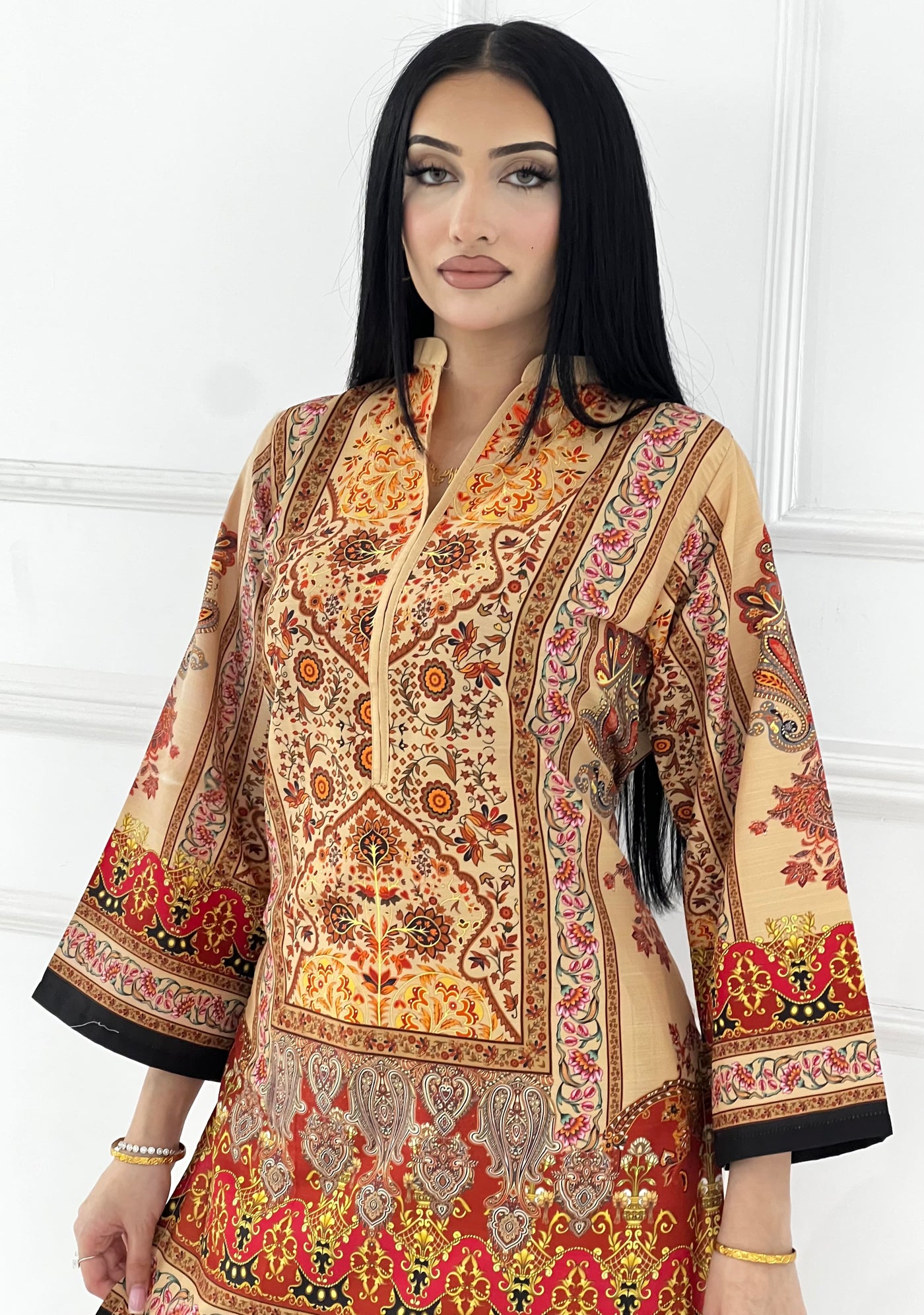 RBY-127-Readymade - Khaddar Silk Suit 2025 - Memsaab Online