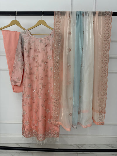 ASBC04 Silk Cutdana Outfit - Memsaab Online