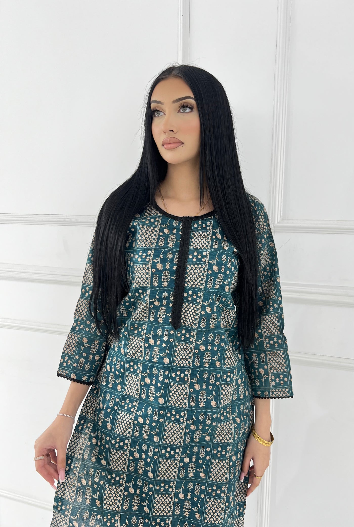 SLMN-23 Readymade Khaddar Co-ord - Memsaab Online