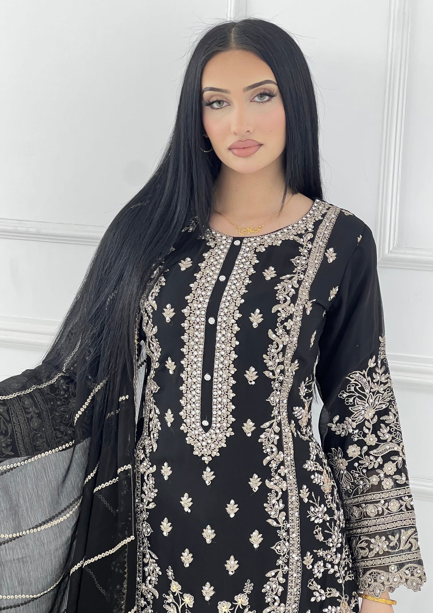 Shaz1903 - Readymade Chiffon Suit - Memsaab Online
