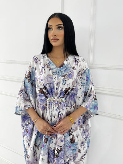 RBY-125-Readymade - Silk Kaftan 2025 - Memsaab Online