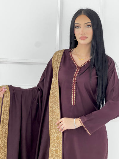 SLMN-53 Readymade Dhanak WINTER Colection 2025 - Memsaab Online