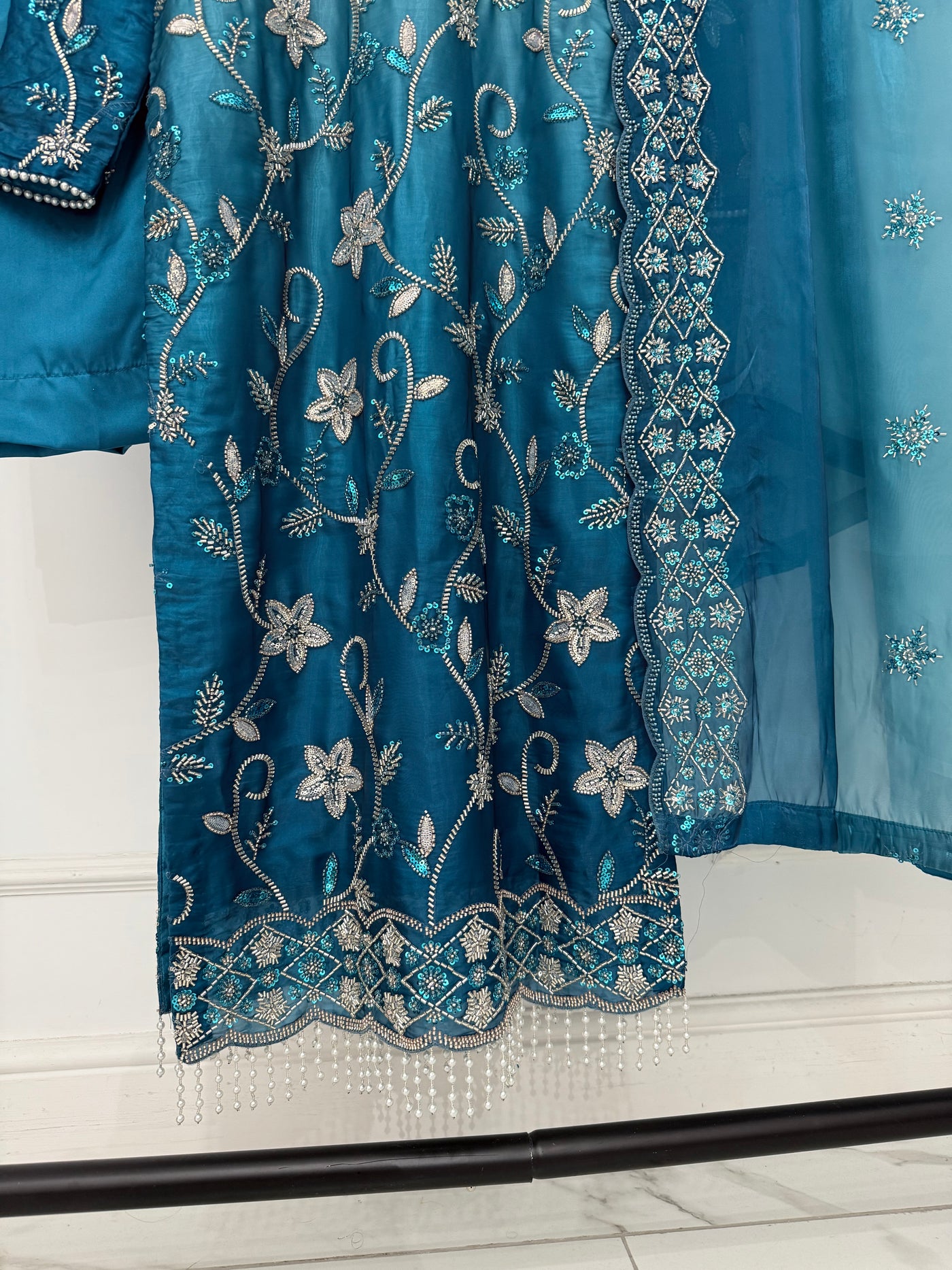 ASBC04 Silk Cutdana Outfit - Memsaab Online