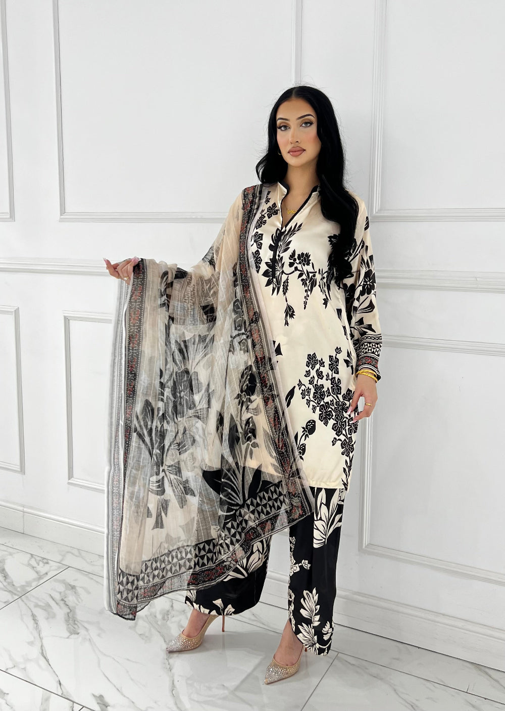 RBY-122-Readymade - Silk Suit 2025 - Memsaab Online