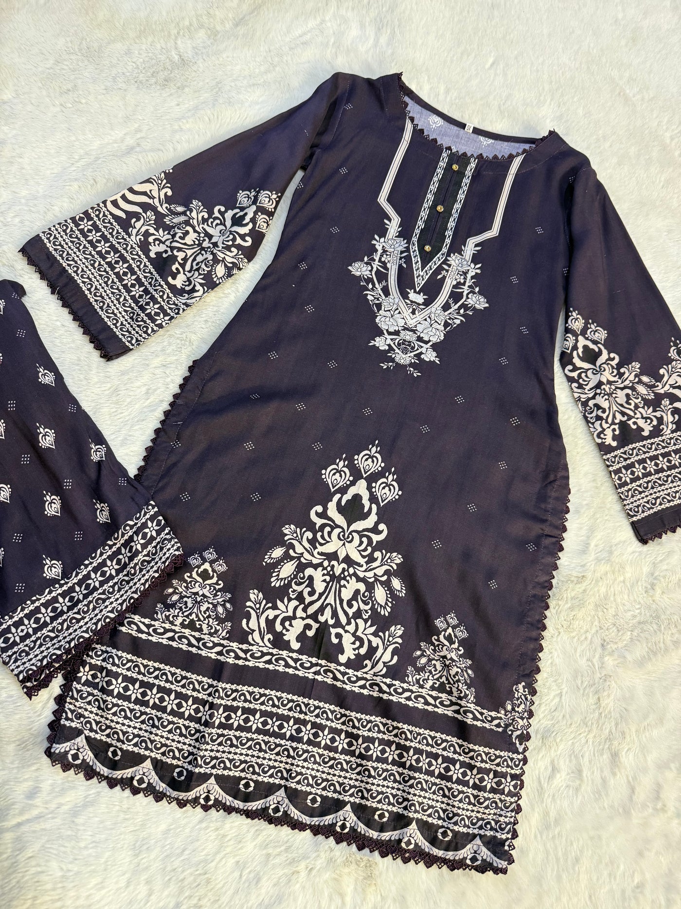 BUT-139- Readymade linen Printed Co-ord 2025 - Memsaab Online