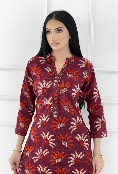 SLMN-44 Readymade Khaddar Co-ord - Memsaab Online