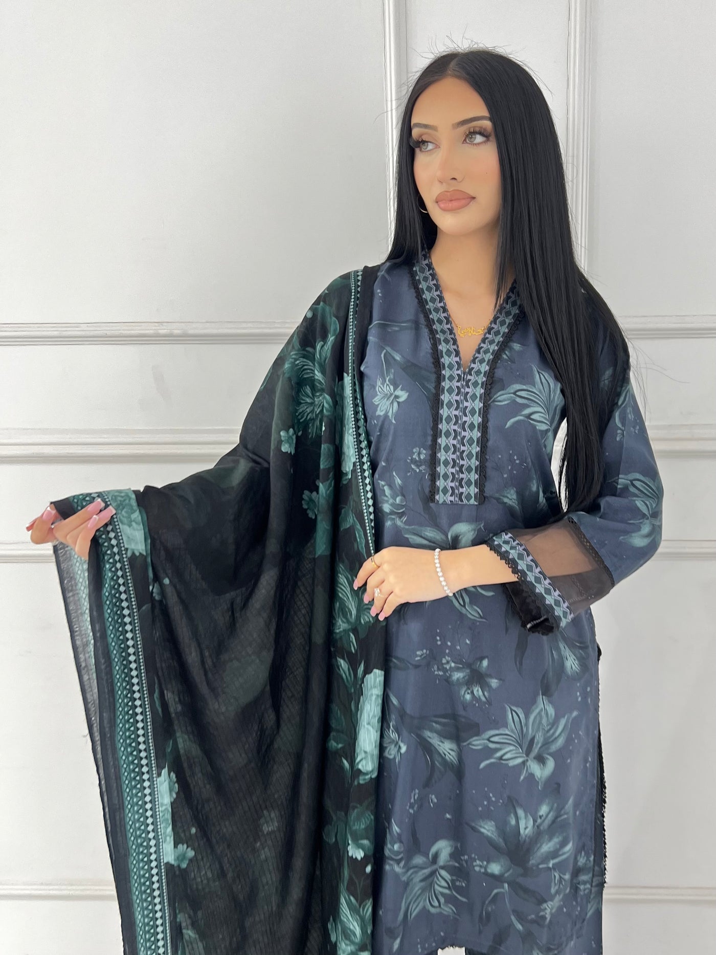 BUT-132- Readymade linen Printed suit 2025 - Memsaab Online