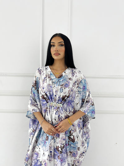 RBY-125-Readymade - Silk Kaftan 2025 - Memsaab Online