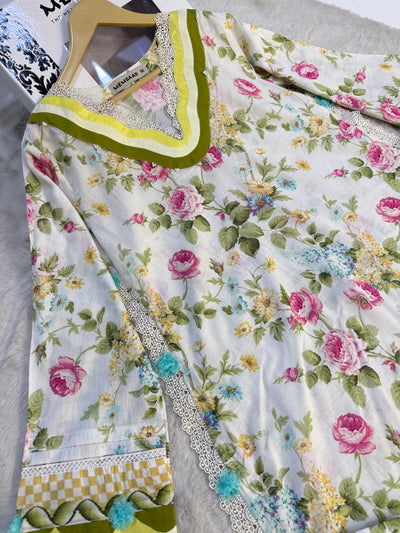 ELFECD-05-A-Gladiolus Grace-Readymade-Elaf Prints Collection 2025 - Memsaab Online