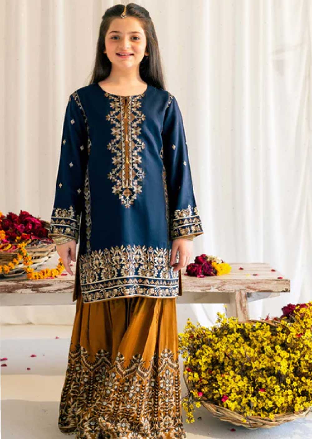 Farheen - Readymade - Kids Suit by Garnet 2022 - Memsaab Online