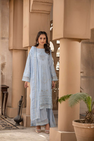 RGZ7102 - RANGZ Chiffon Mother and Daughter Suit - Memsaab Online