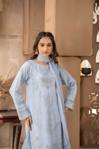 RGZ7102 - RANGZ Chiffon Mother and Daughter Suit - Memsaab Online