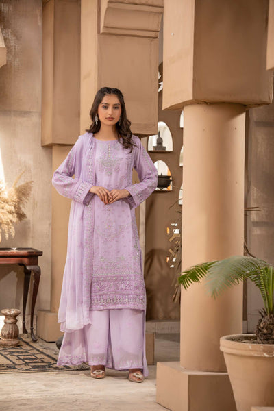 RGZ7102 - RANGZ Chiffon Mother and Daughter Suit - Memsaab Online