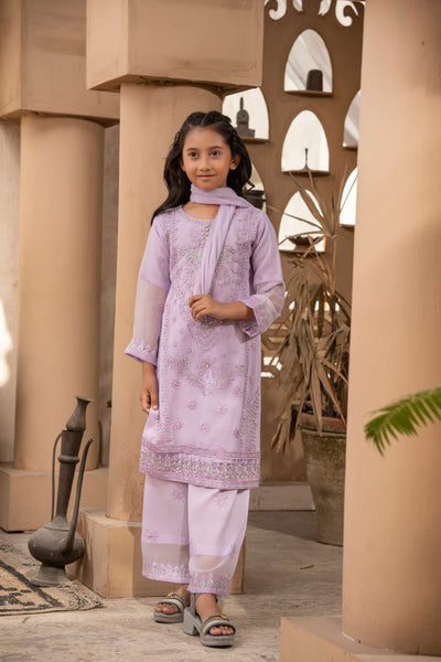 RGZ7102 - RANGZ Chiffon Mother and Daughter Suit - Memsaab Online