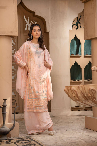 RGZ7102 - RANGZ Chiffon Mother and Daughter Suit - Memsaab Online
