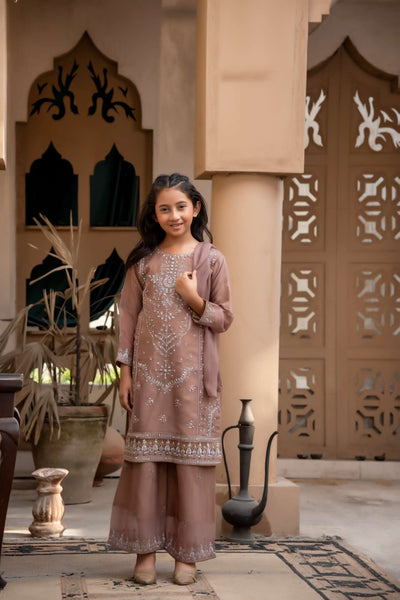 RGZ7102 - RANGZ Chiffon Mother and Daughter Suit - Memsaab Online