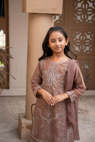 RGZ7102 - RANGZ Chiffon Mother and Daughter Suit - Memsaab Online