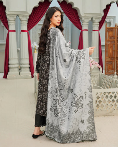 Mun-06 Readymade Winter Dhanak Suit - Memsaab Online