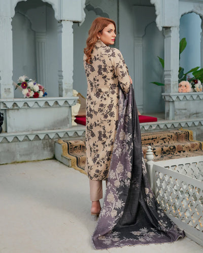 Mun-05 Readymade Winter Dhanak Suit - Memsaab Online