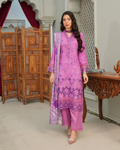 Mun-03 Readymade Winter Dhanak Suit - Memsaab Online