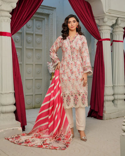 Mun-02 Readymade Winter Dhanak Suit - Memsaab Online