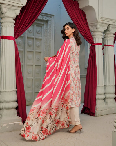 Mun-02 Readymade Winter Dhanak Suit - Memsaab Online
