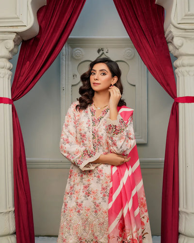 Mun-02 Readymade Winter Dhanak Suit - Memsaab Online