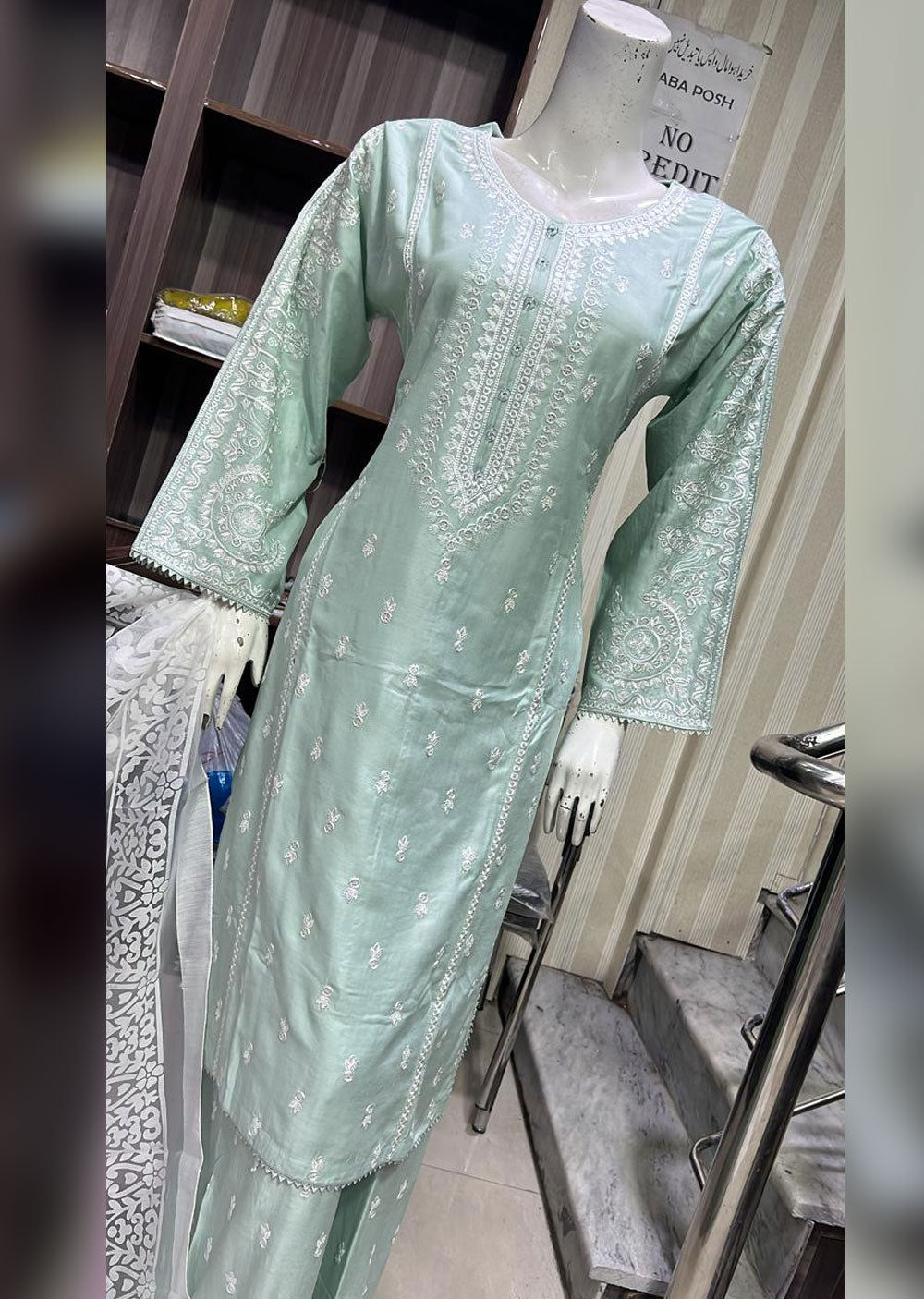 BPH-06 - Green - Readymade Posh Suit 2024 - Memsaab Online