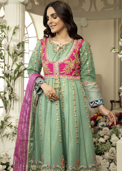 AL-3285 Readymade green Ally's Dress - Memsaab Online