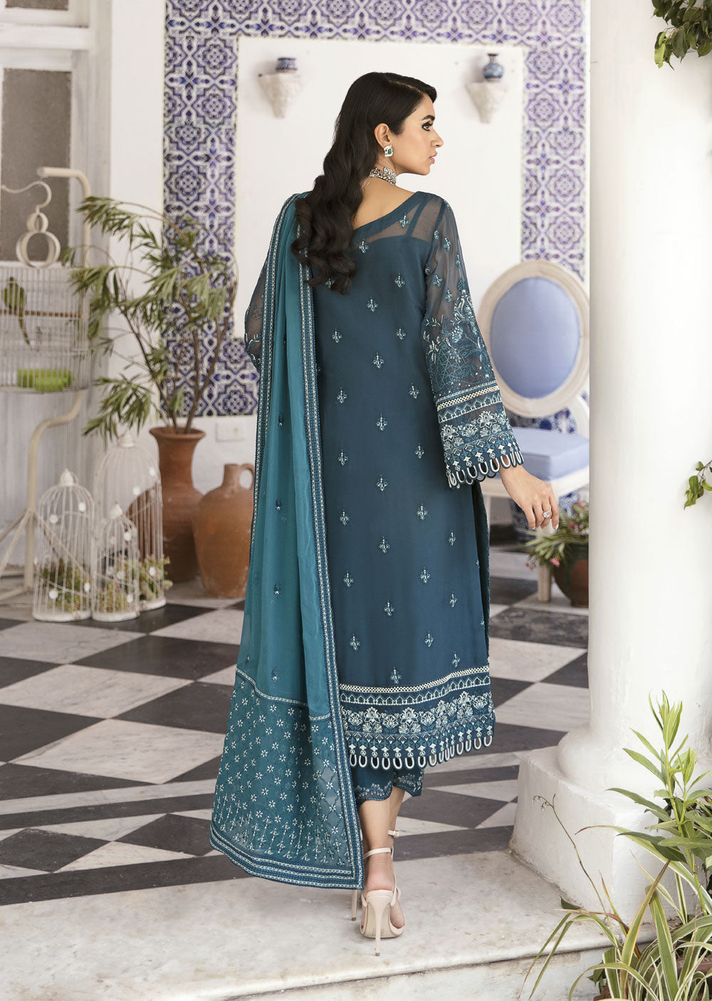 Reyah GL12 - Embroidered Pret Suit - Memsaab Online