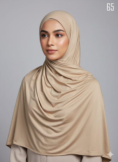 *5 for £10* Jersey Stretchy Large Hijab - Memsaab Online