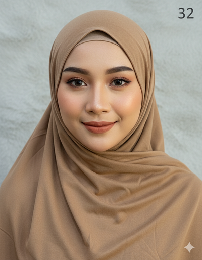 *5 for £10* Jersey Stretchy Large Hijab - Memsaab Online