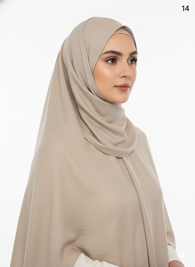 BB-1261 MODAL Double Stitch SCARFS - Memsaab Online