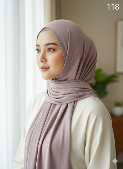 *5 for £10* Jersey Stretchy Large Hijab - Memsaab Online