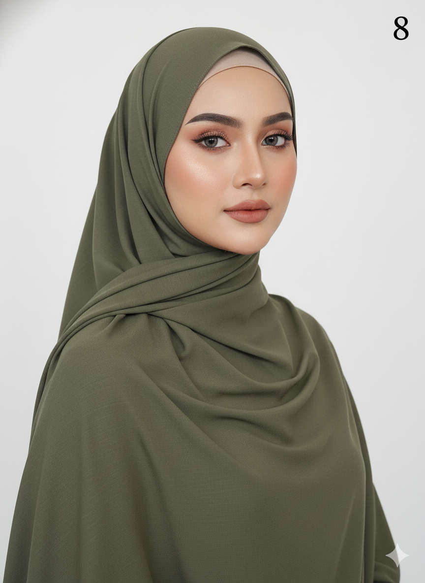 BB-1261 MODAL Double Stitch SCARFS - Memsaab Online