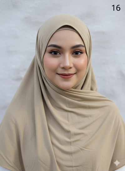 *5 for £10* Jersey Stretchy Large Hijab - Memsaab Online