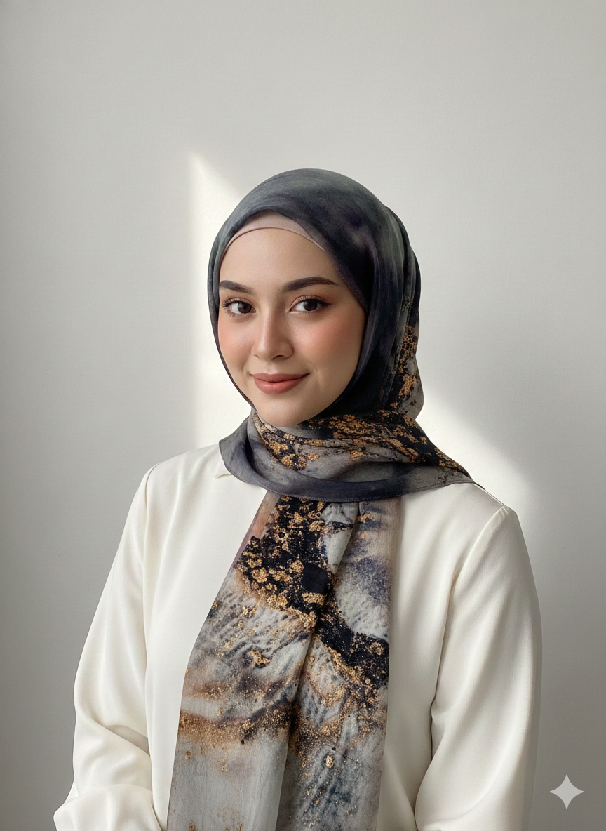 Watercolour Modal Hijabs - Memsaab Online