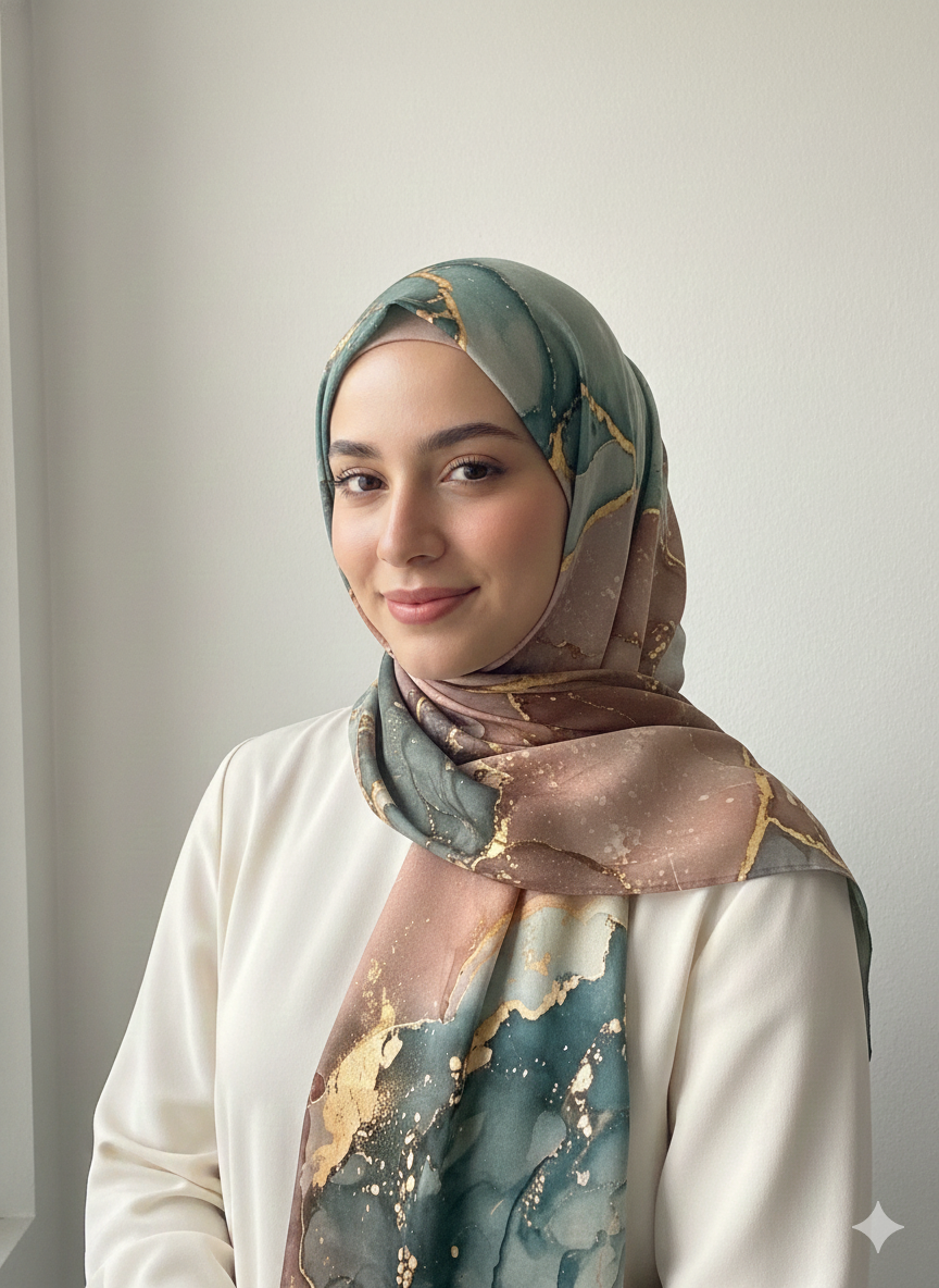 Watercolour Modal Hijabs - Memsaab Online