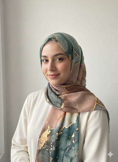 Watercolour Modal Hijabs - Memsaab Online