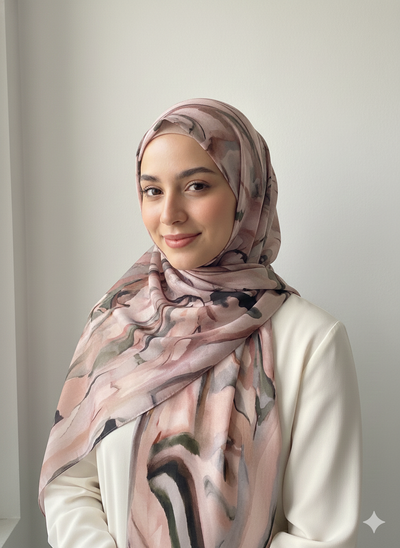 Watercolour Modal Hijabs - Memsaab Online