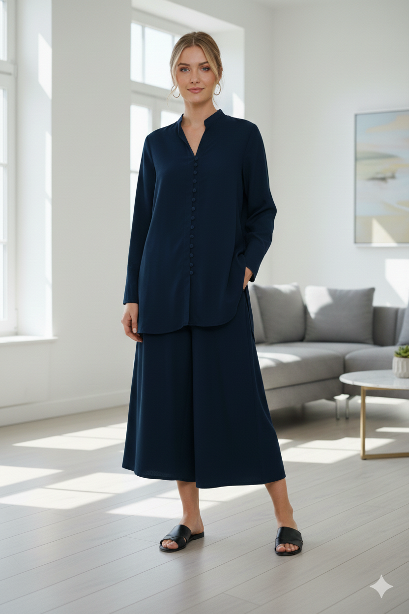 RBY-138- Tye & Dye Crepe 2 Piece Co-ord