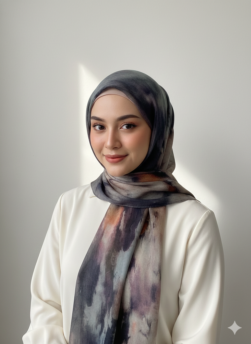 Watercolour Modal Hijabs - Memsaab Online