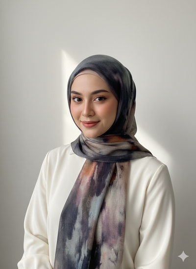 Watercolour Modal Hijabs - Memsaab Online