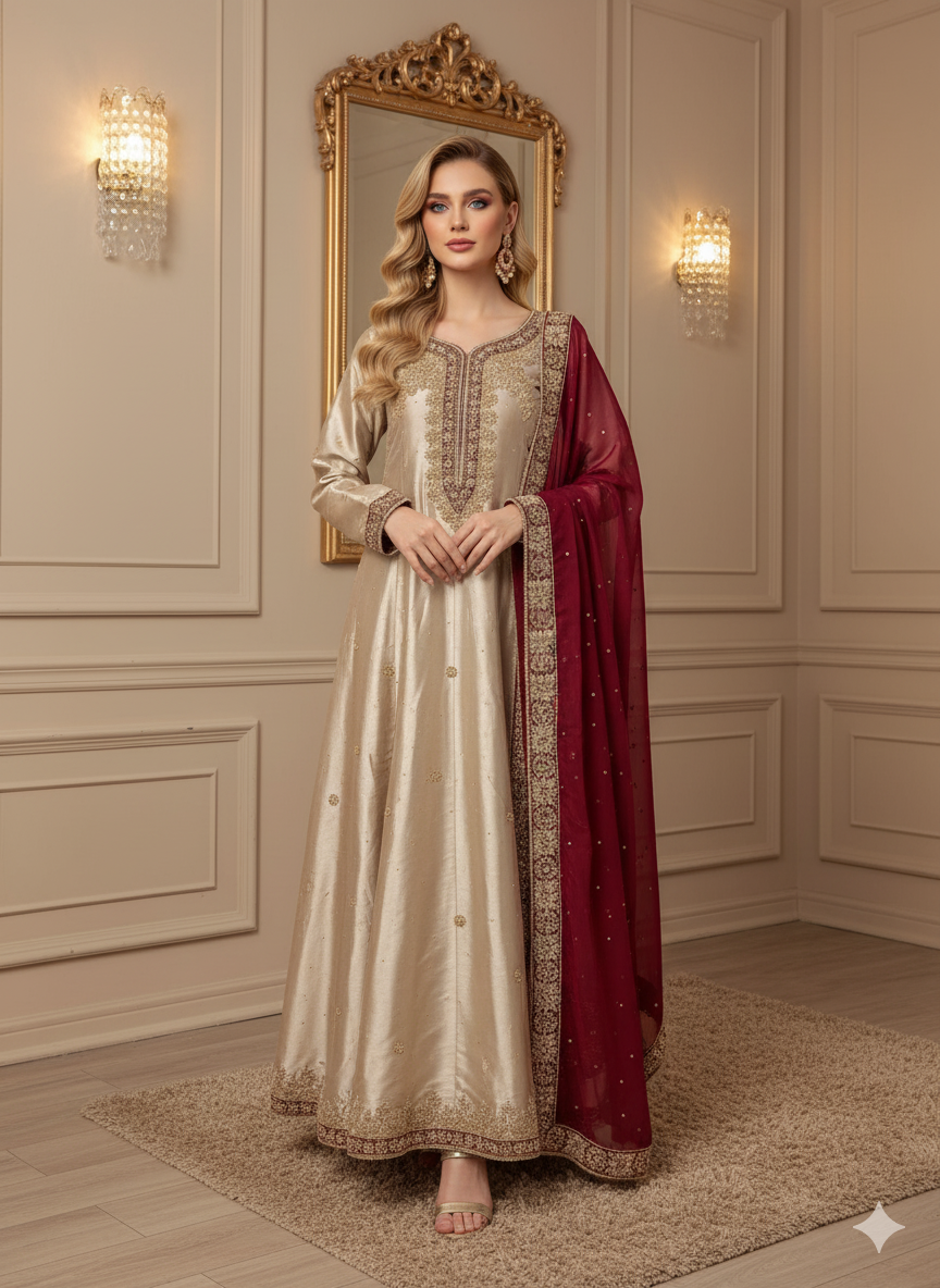 SRB3237 - Skin - Sehrish B Design 2025 - Memsaab Online