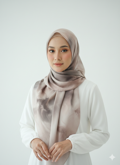 NA-141 Watercolour Silk MODAL Hijabs - Memsaab Online